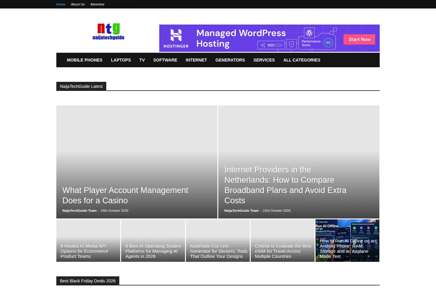 Screenshot of naijatechguide.com