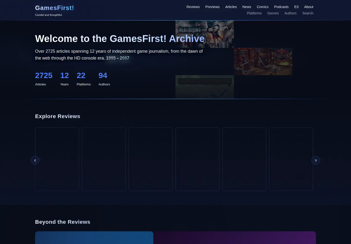 Screenshot of gamesfirst.com