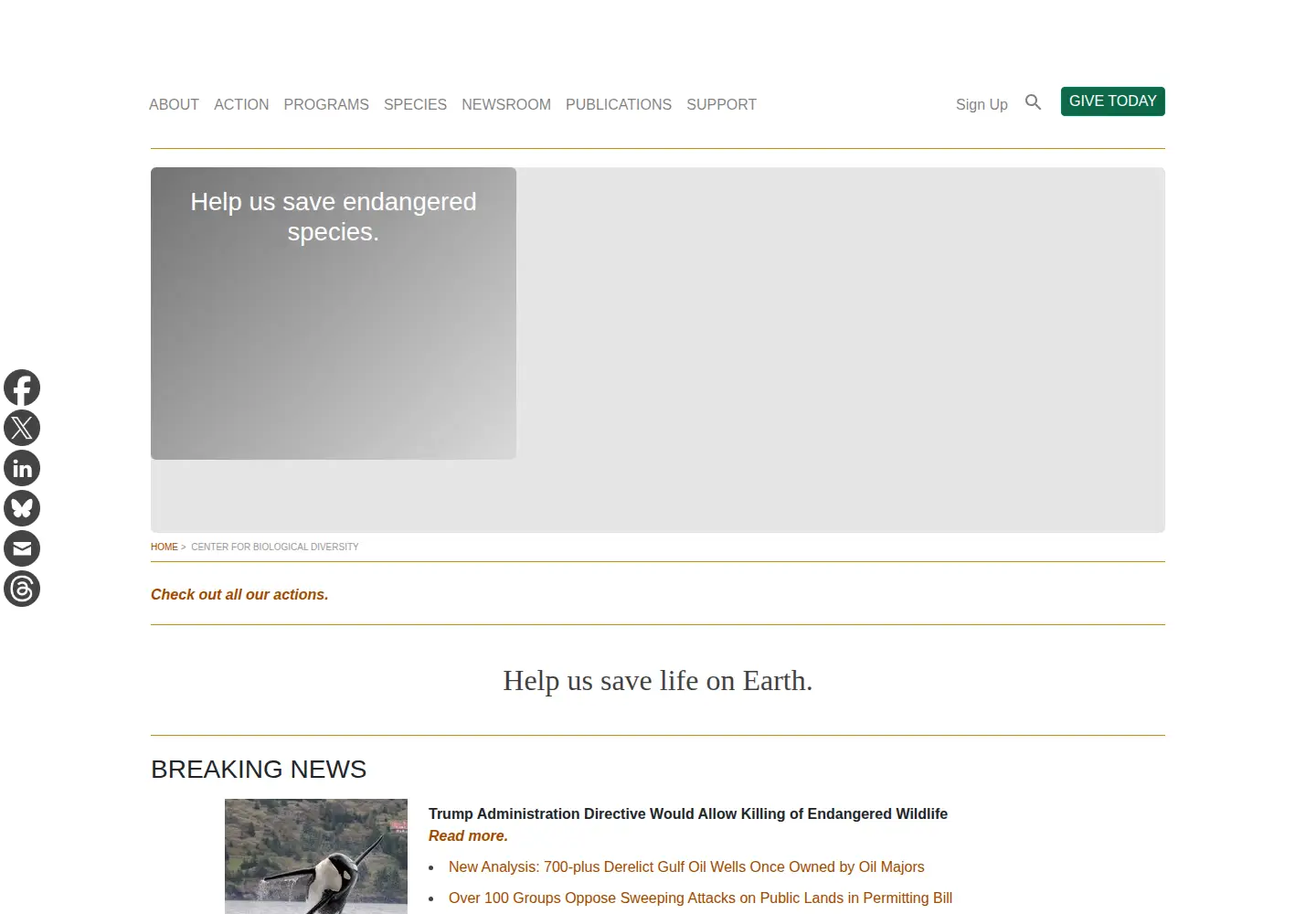 Screenshot of sw-center.org