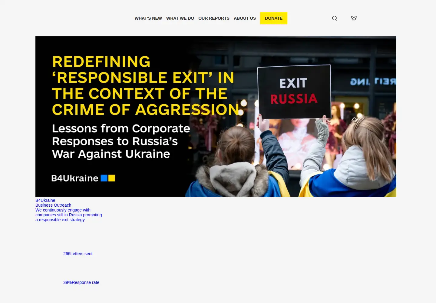 Screenshot of b4ukraine.org