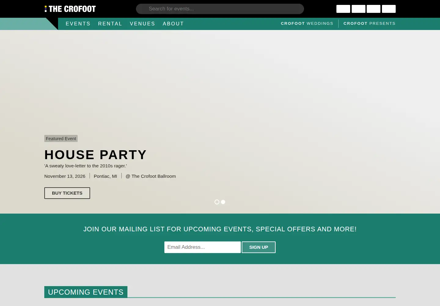 Screenshot of thecrofoot.com