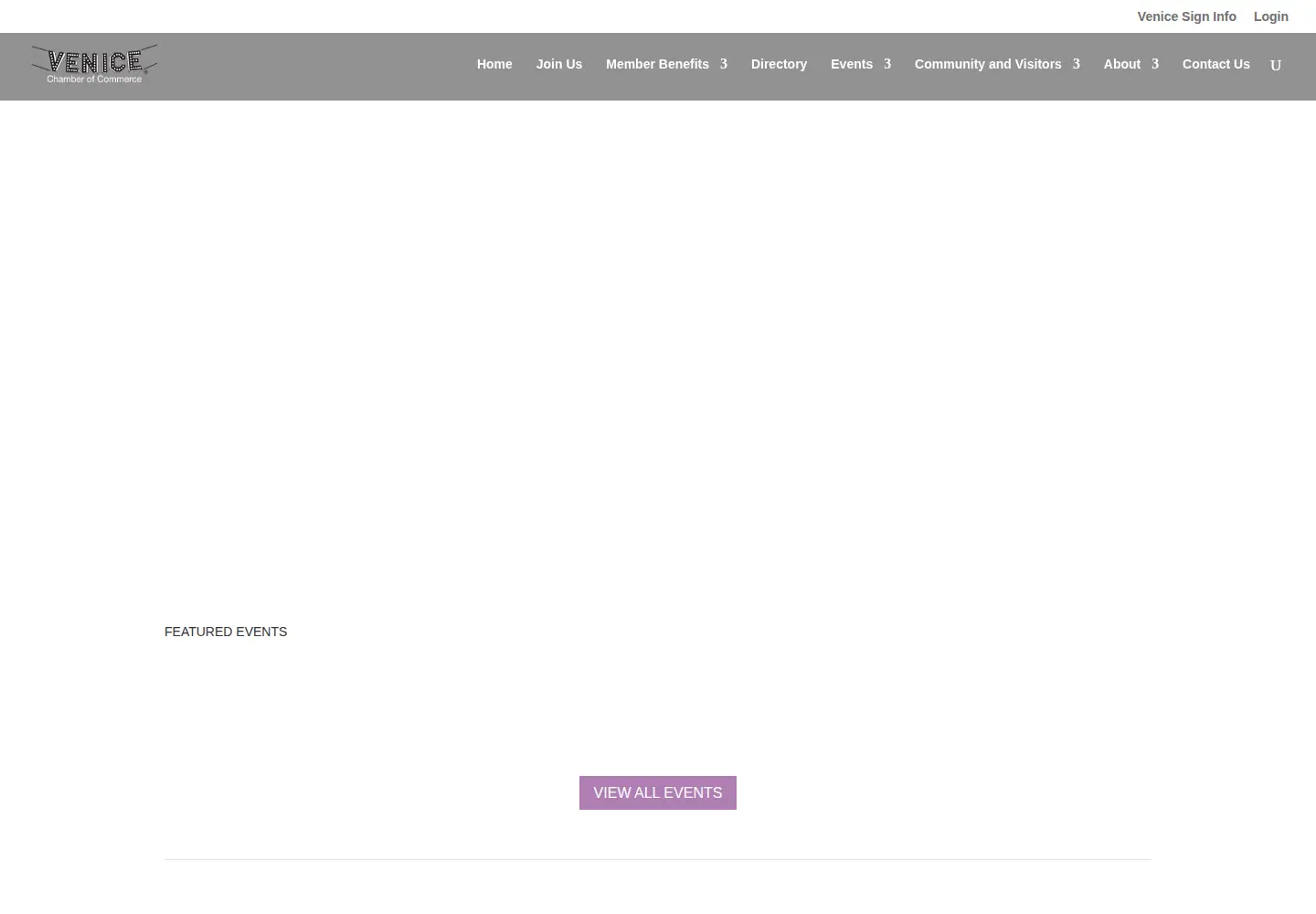 Screenshot of venicechamber.net