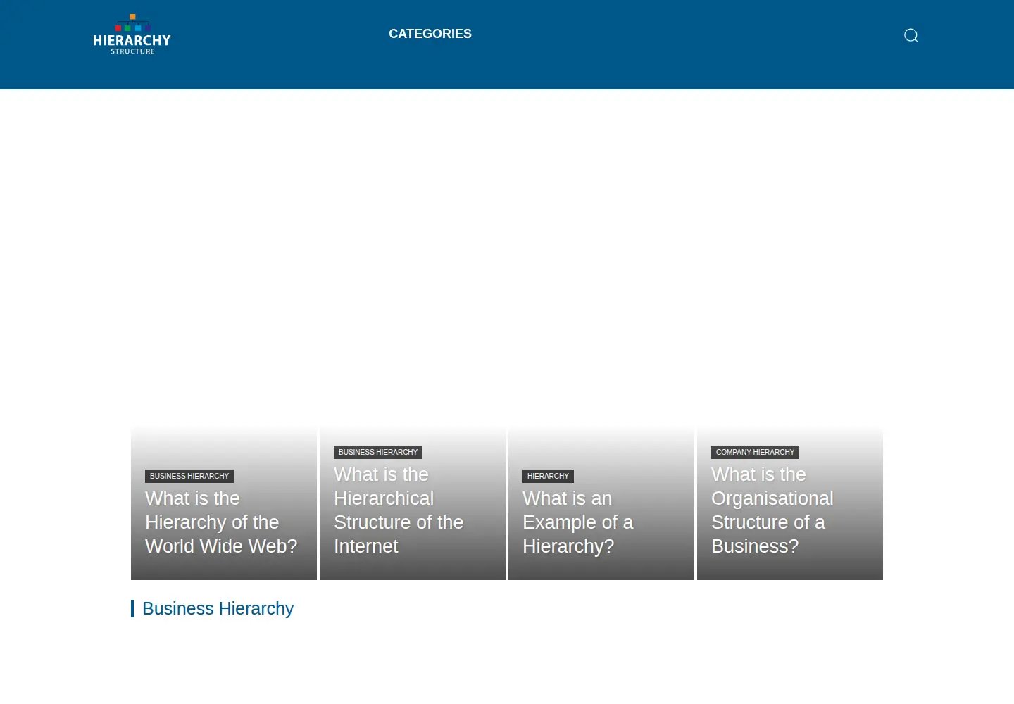 Screenshot of hierarchystructure.com