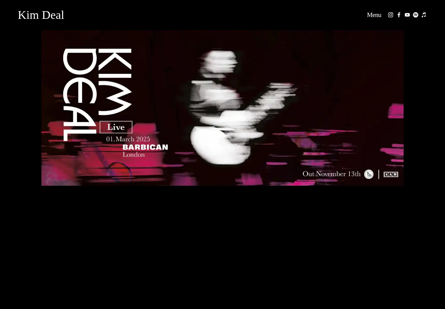 Screenshot of kimdealmusic.com
