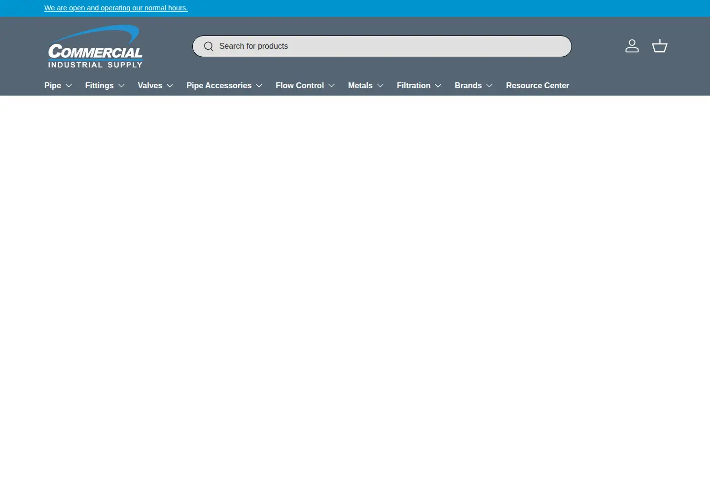 Screenshot of commercial-industrial-supply.com