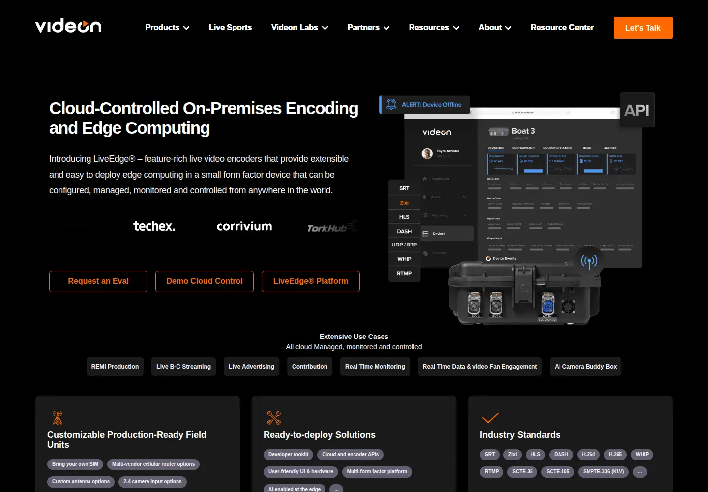 Captured homepage of videonlabs.com in the current scan
