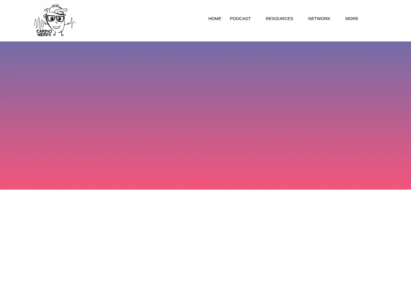 Screenshot of cardionerds.com