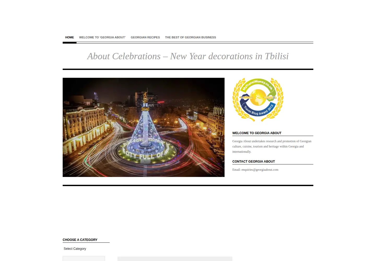 Screenshot of georgiaabout.com