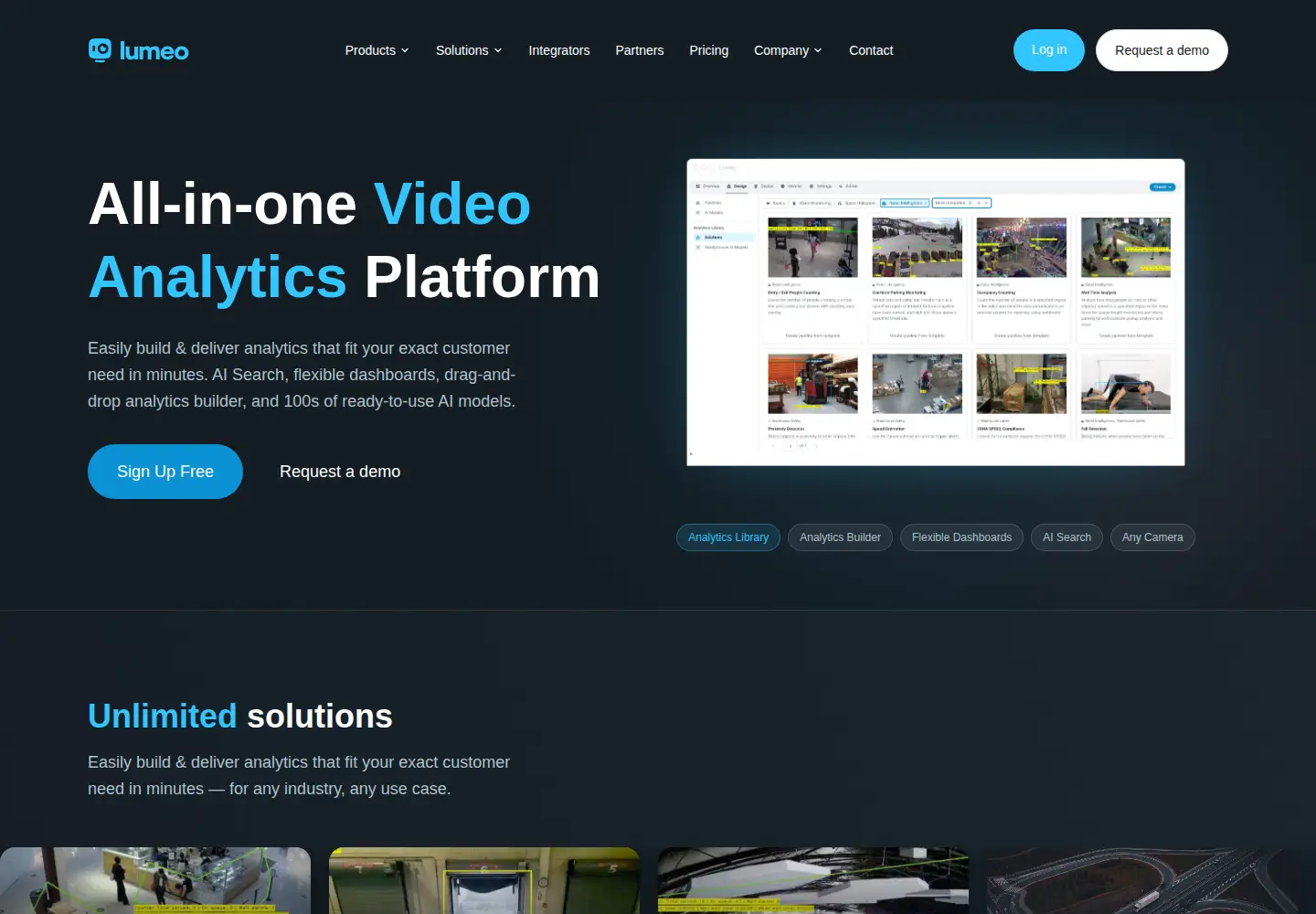 Screenshot of lumeo.com