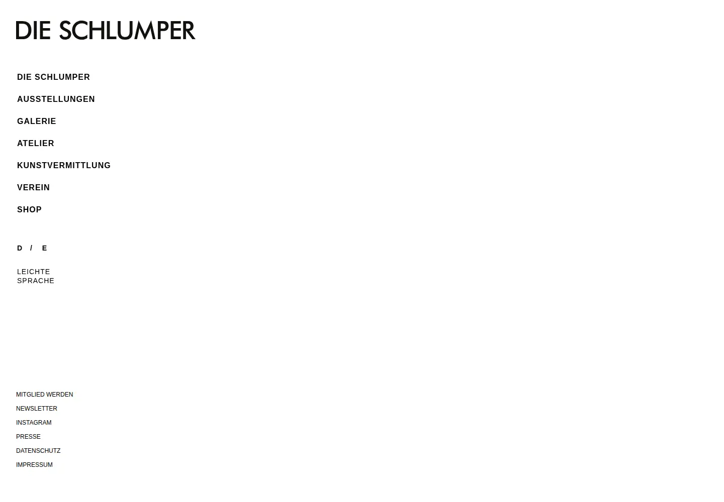 Screenshot of schlumper.de