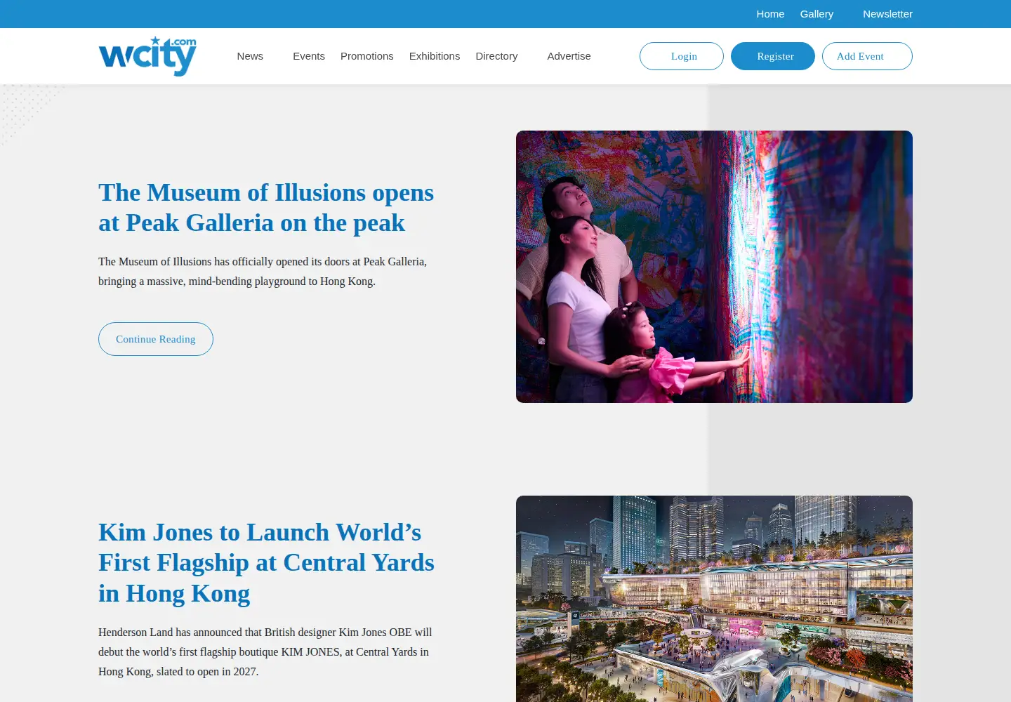 Screenshot of wcity.com