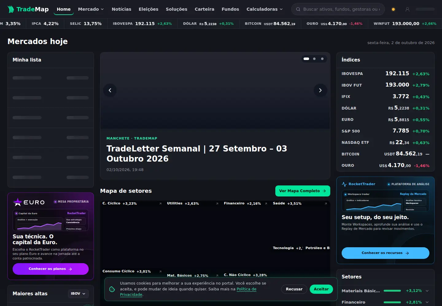 Screenshot of trademap.com.br