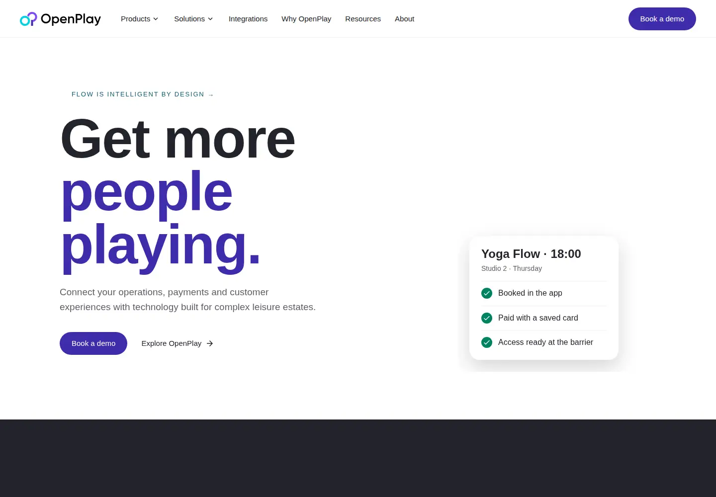 Screenshot of openplay.co.uk