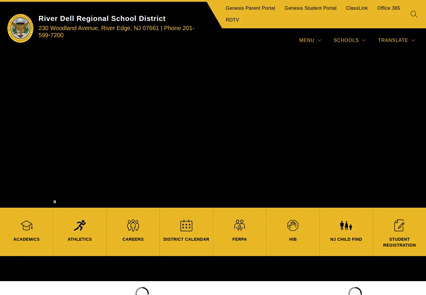 Captured homepage of riverdell.org in the current scan