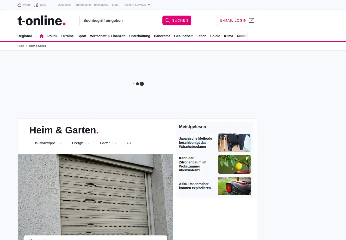 Screenshot of zuhause.de