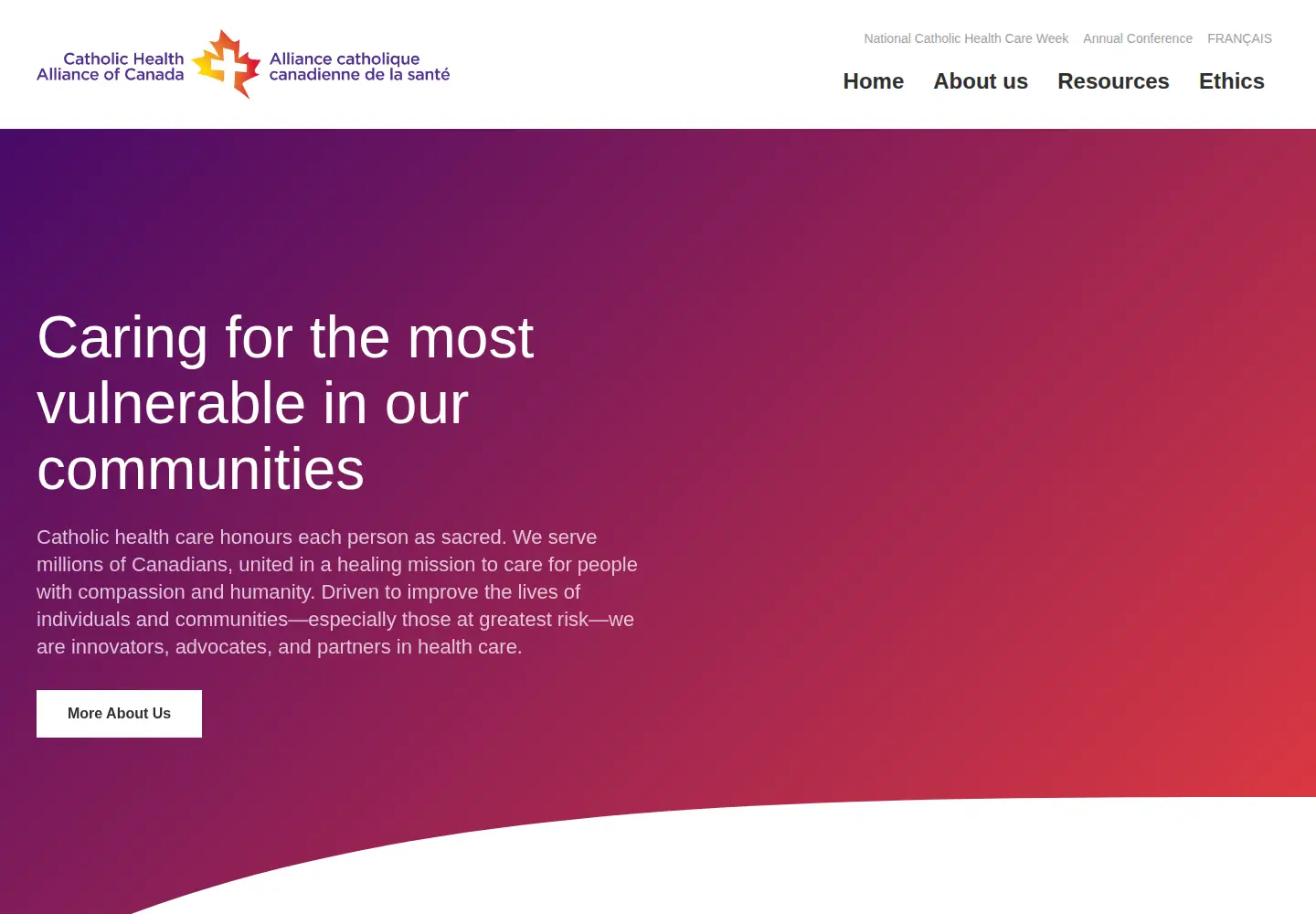 Screenshot of chac.ca