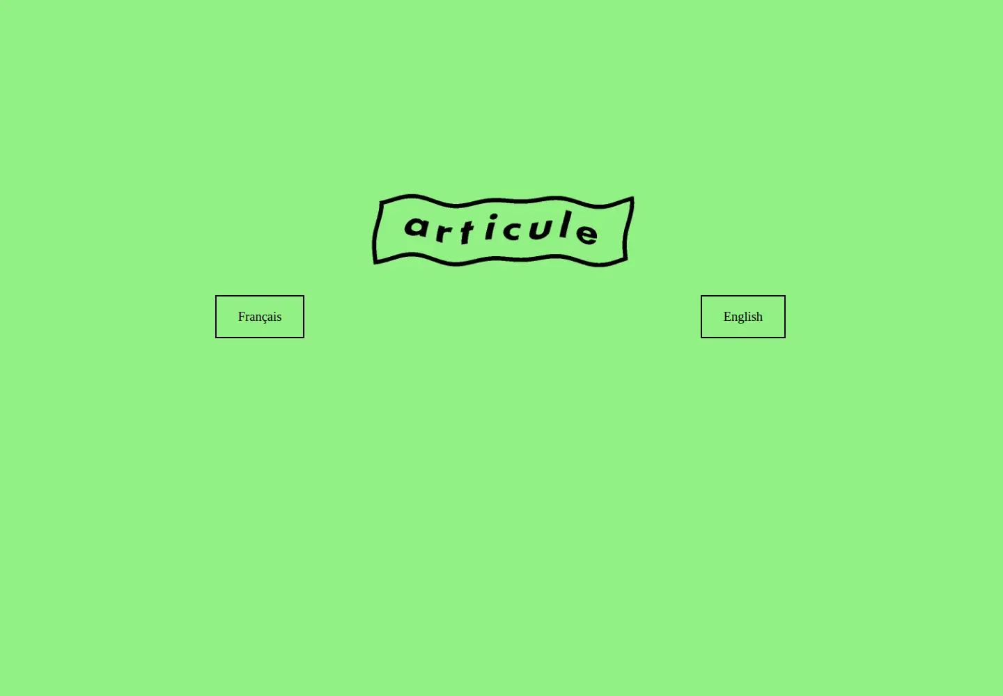 Screenshot of articule.org