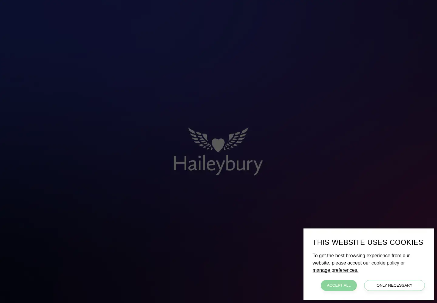 Screenshot of haileybury.com