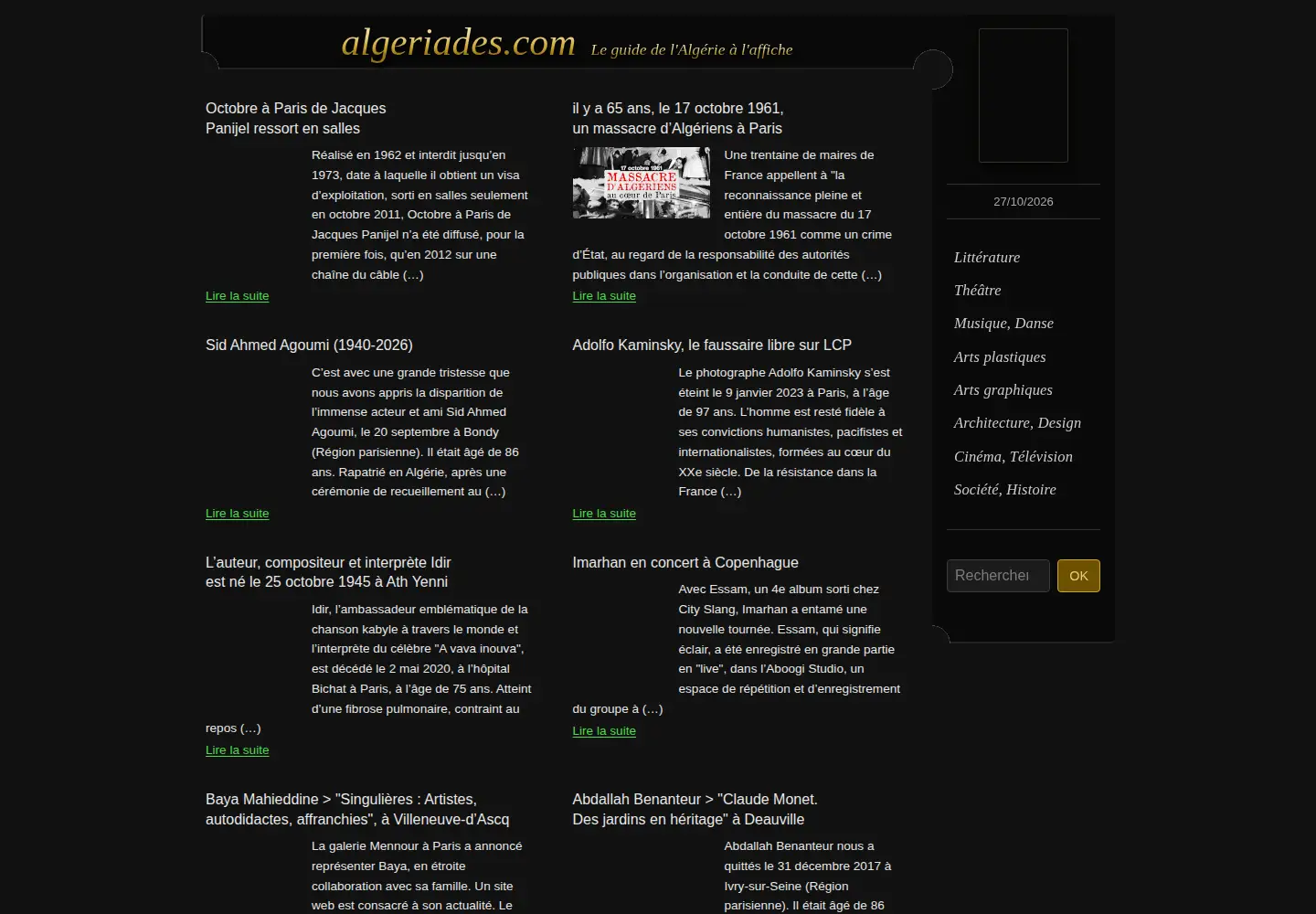 Screenshot of algeriades.com