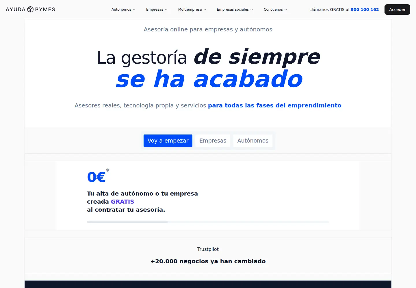 Screenshot of ayudatpymes.com