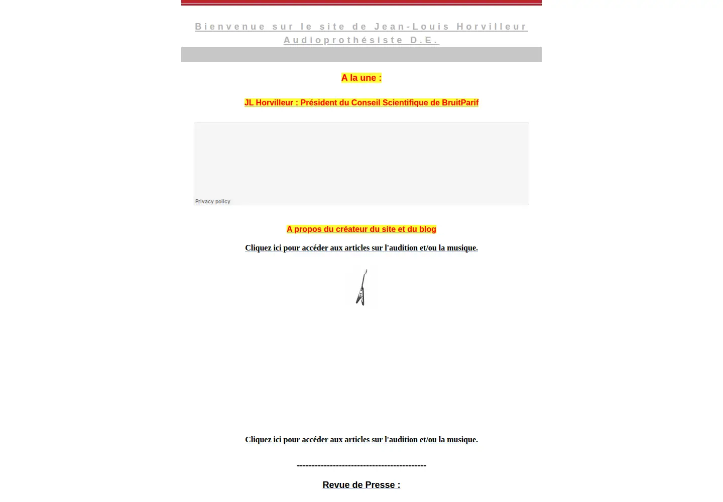 Screenshot of lesoreilles.com