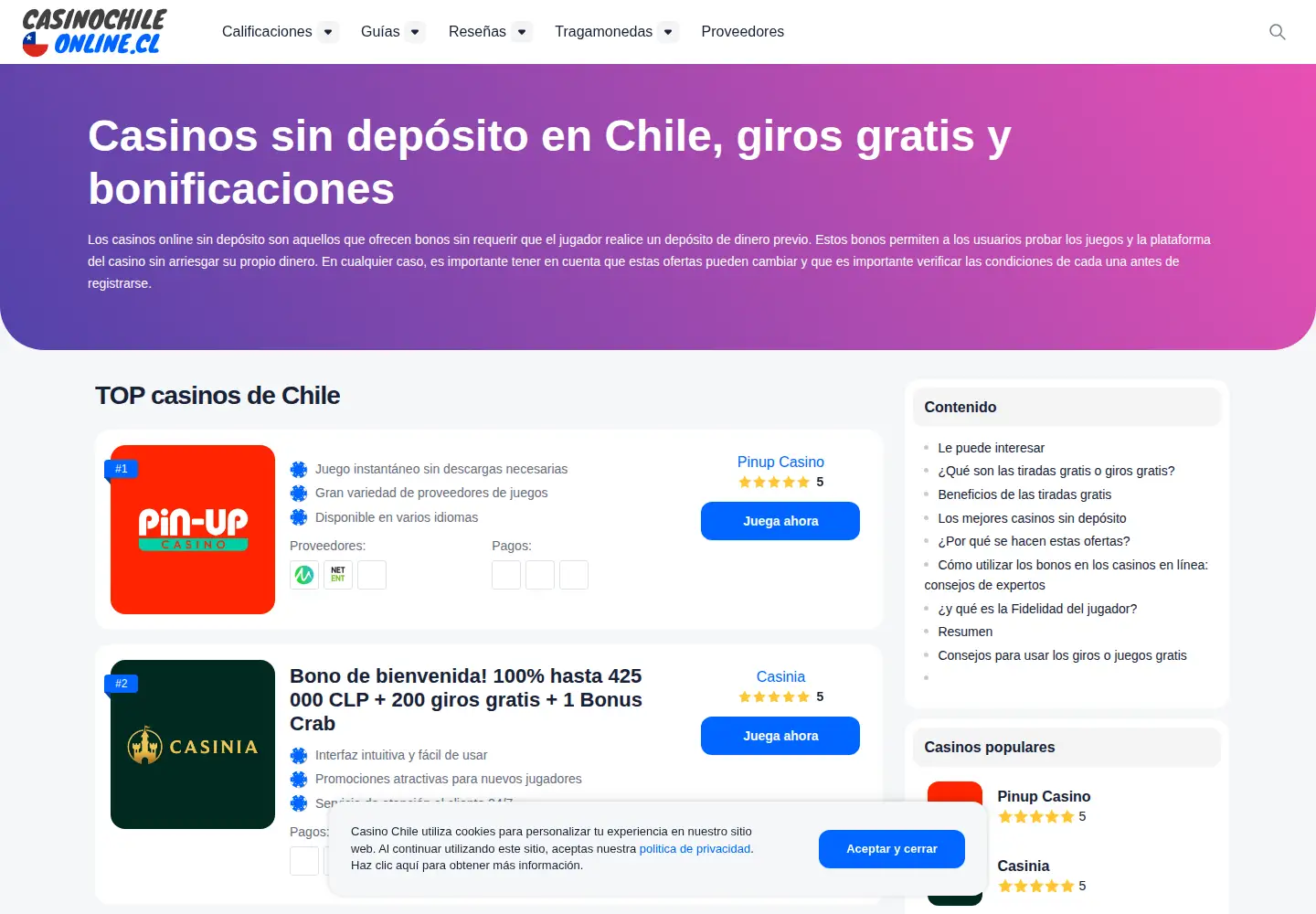 Screenshot of cronicasliterarias.com