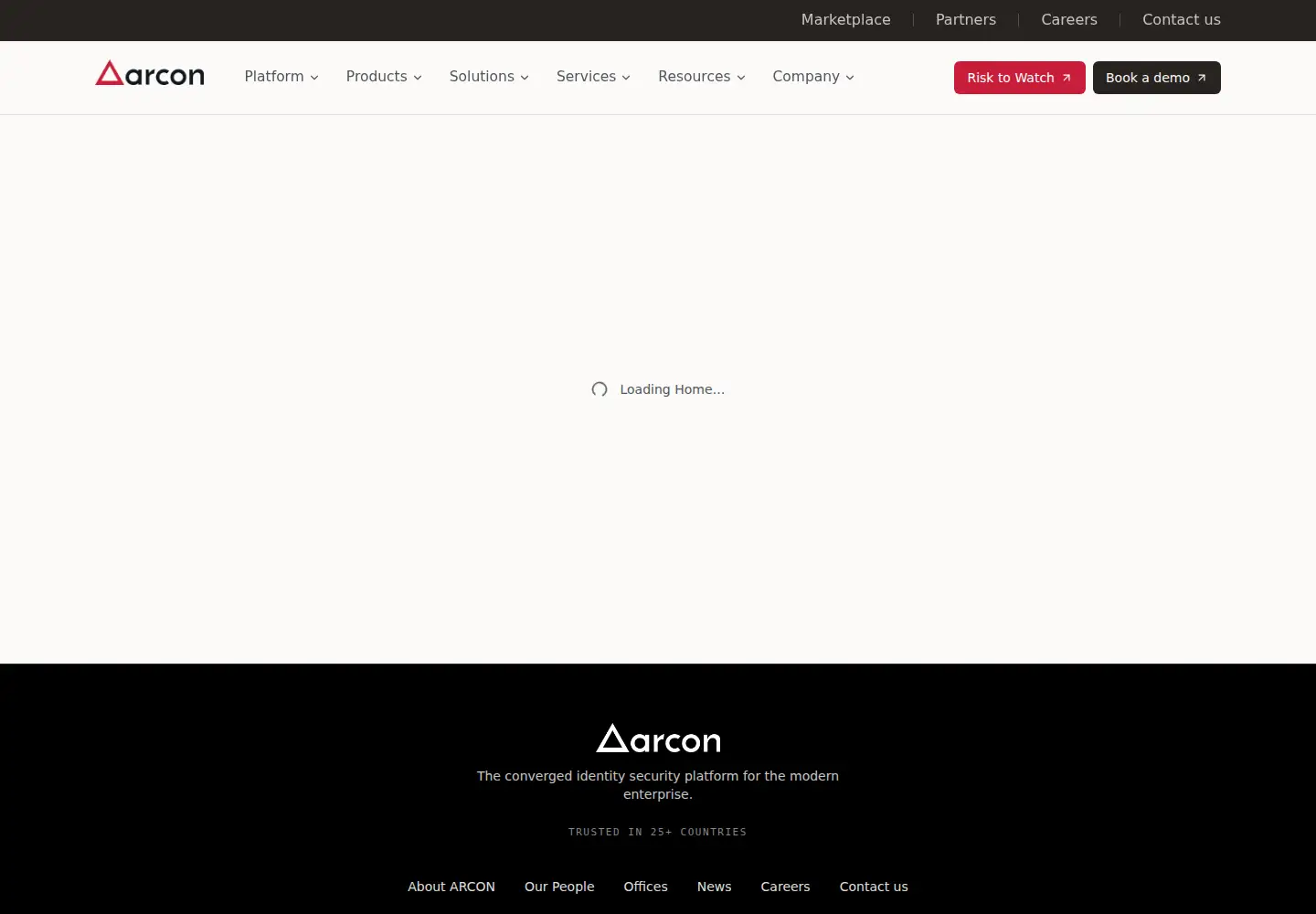 Screenshot of arconnet.com