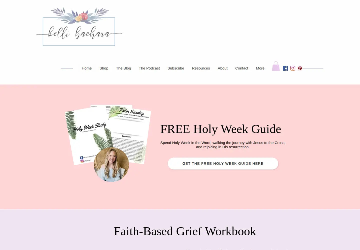 Screenshot of kellibachara.com