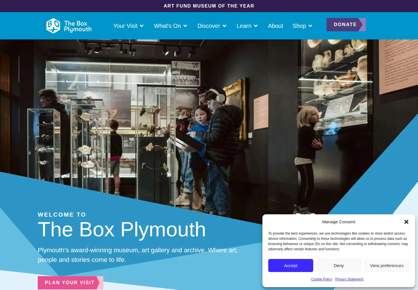 Screenshot of theboxplymouth.com