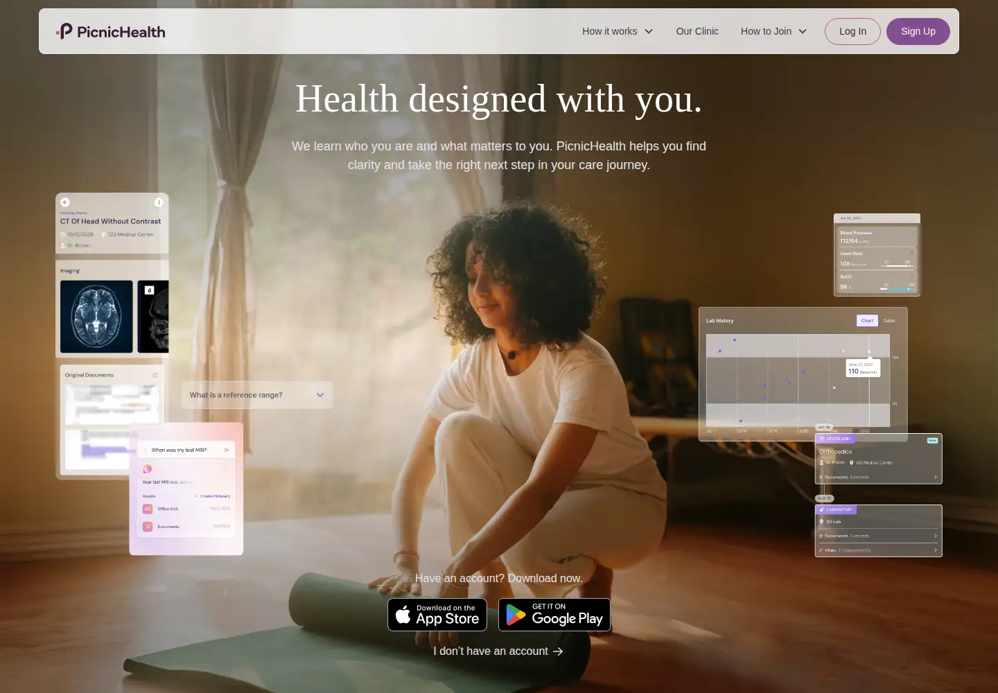 Screenshot of picnichealth.com
