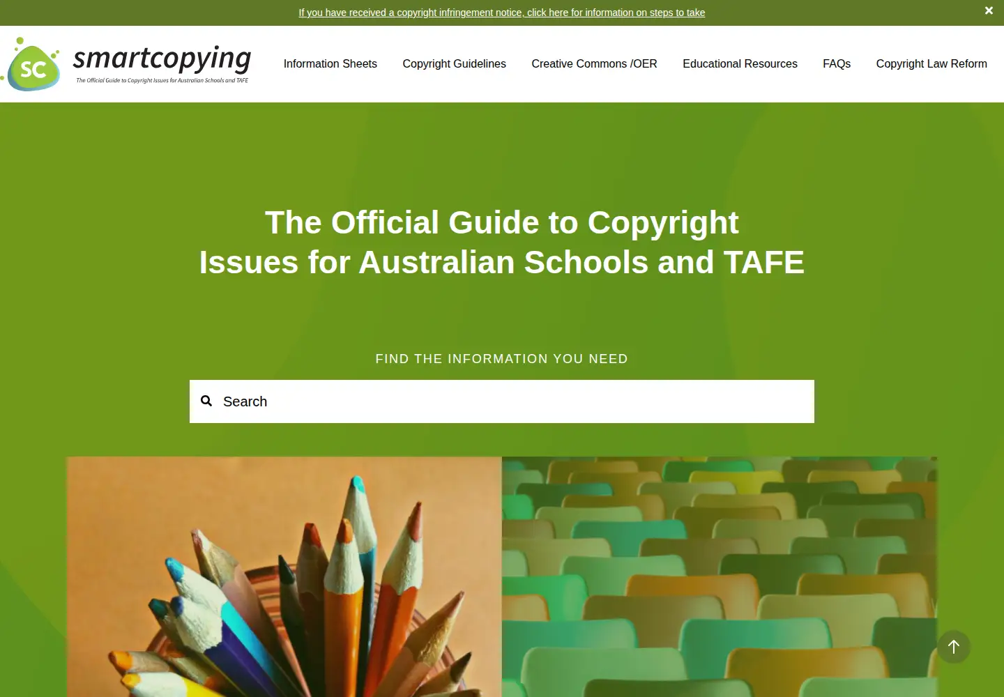 Screenshot of smartcopying.edu.au