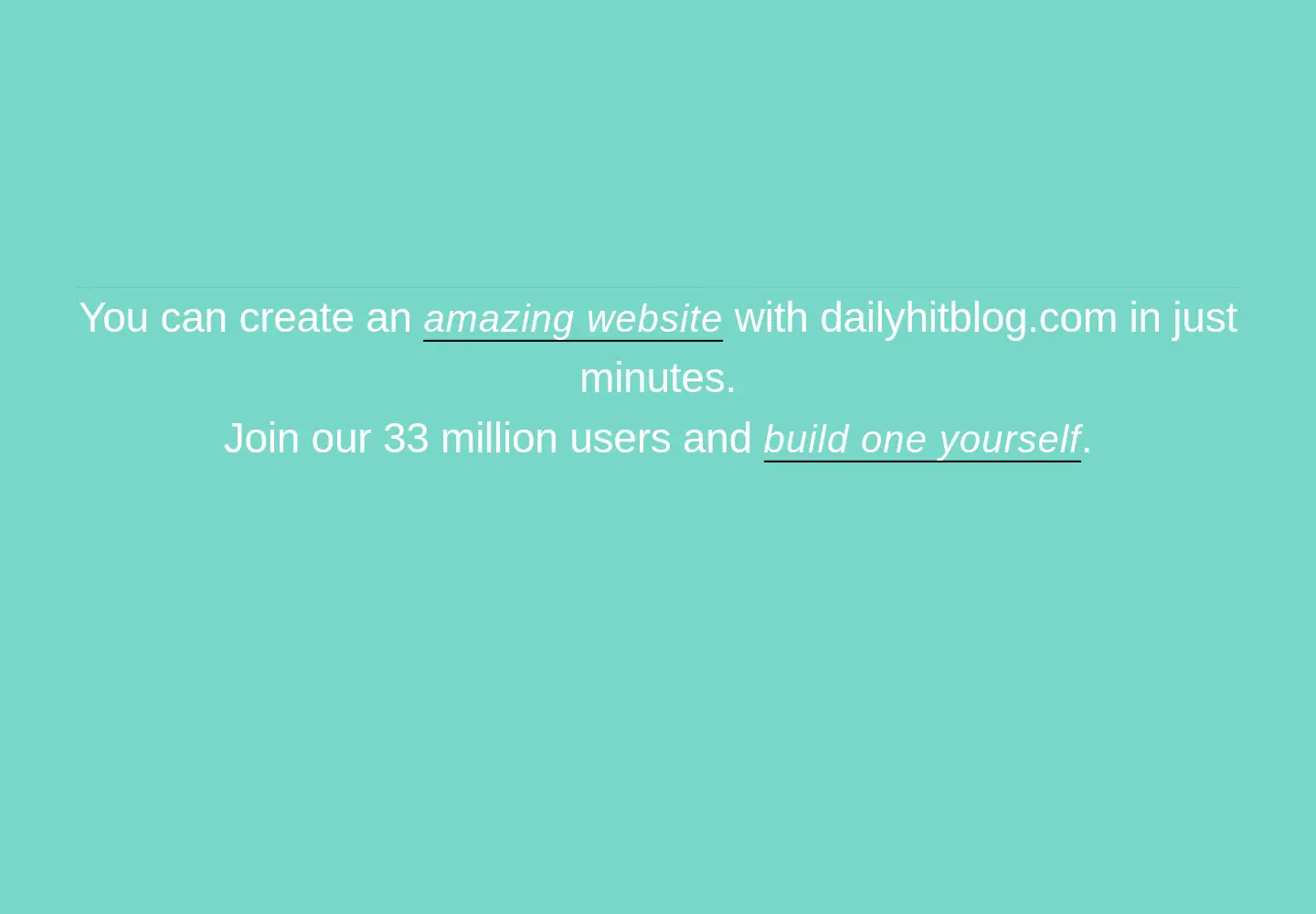Screenshot of dailyhitblog.com