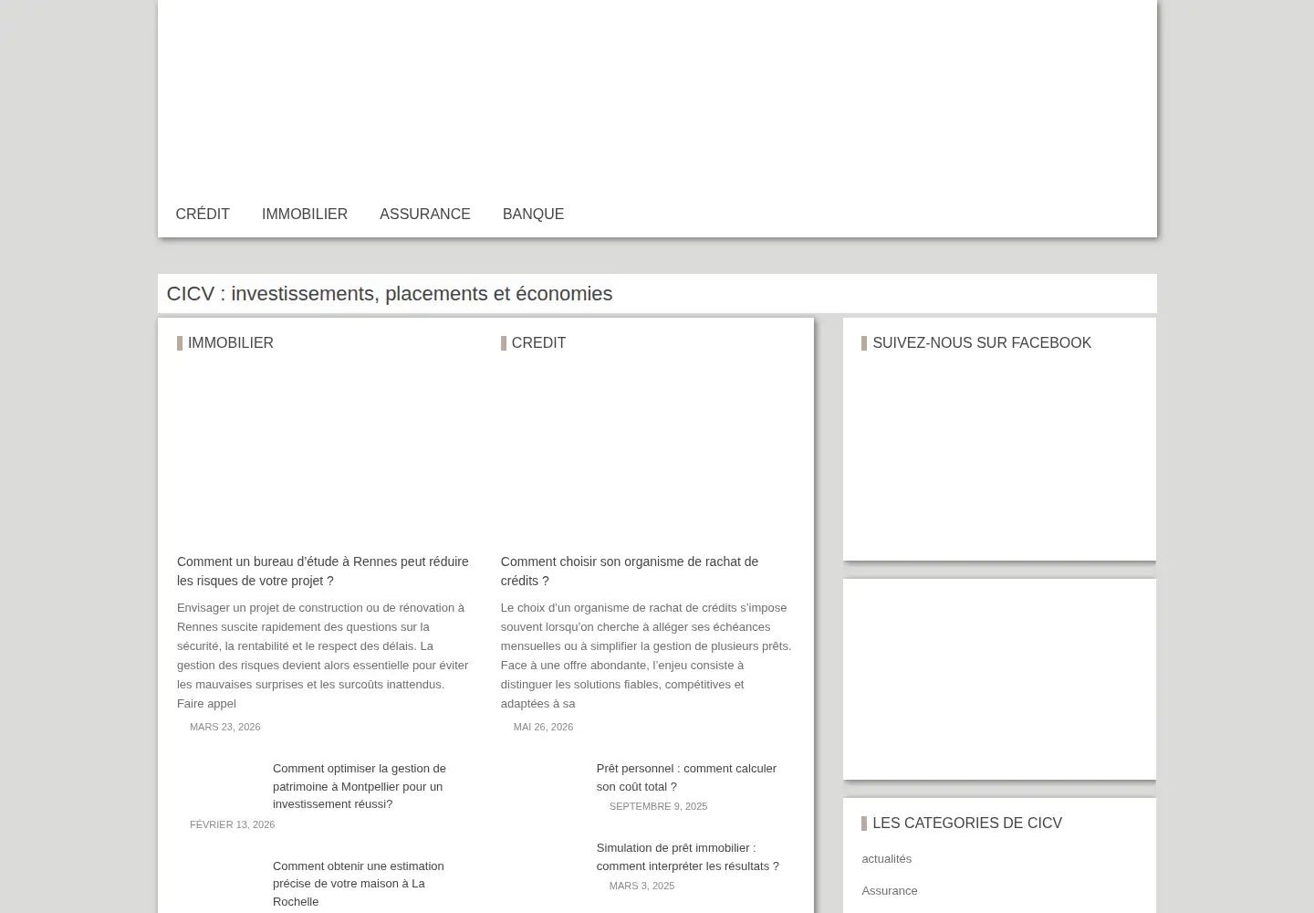Screenshot of cicv.fr