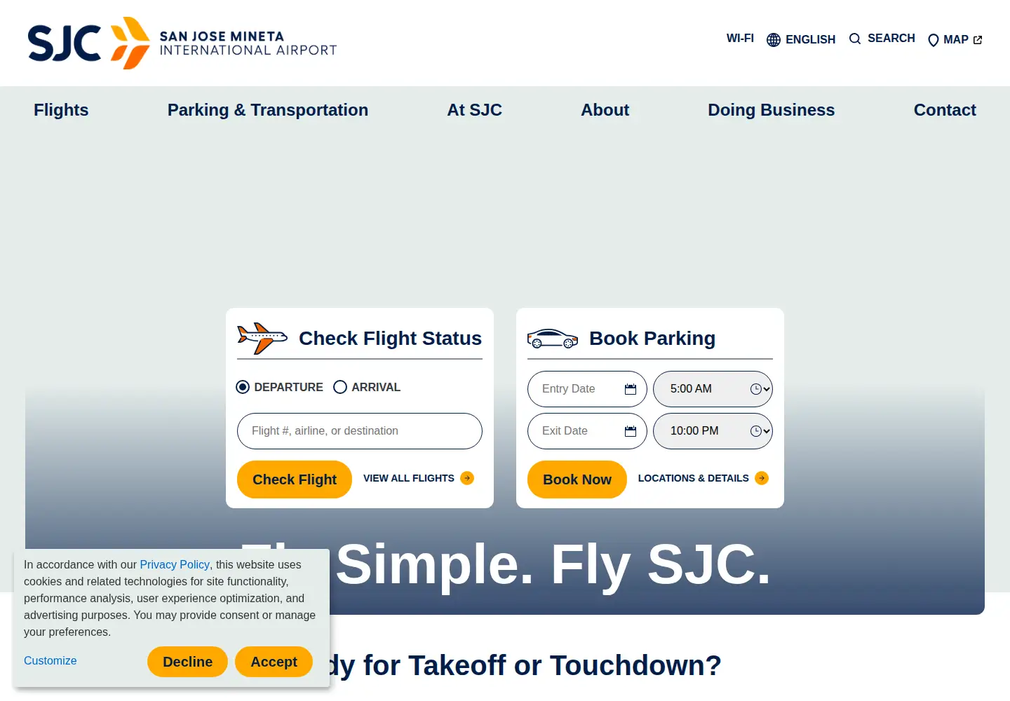Screenshot of sjc.org