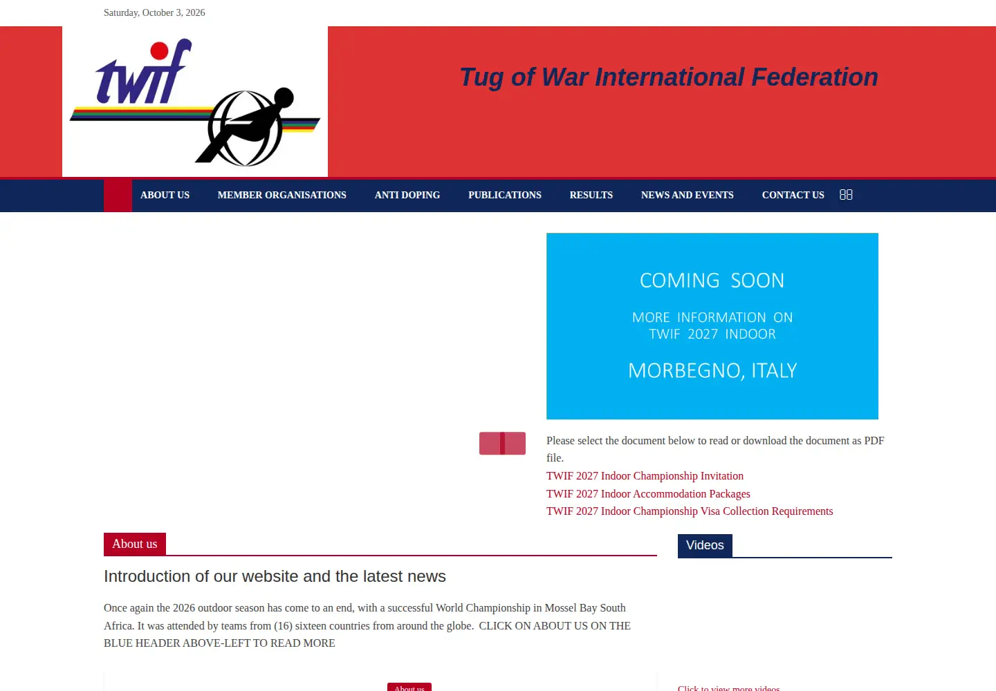 Screenshot of tugofwar-twif.org