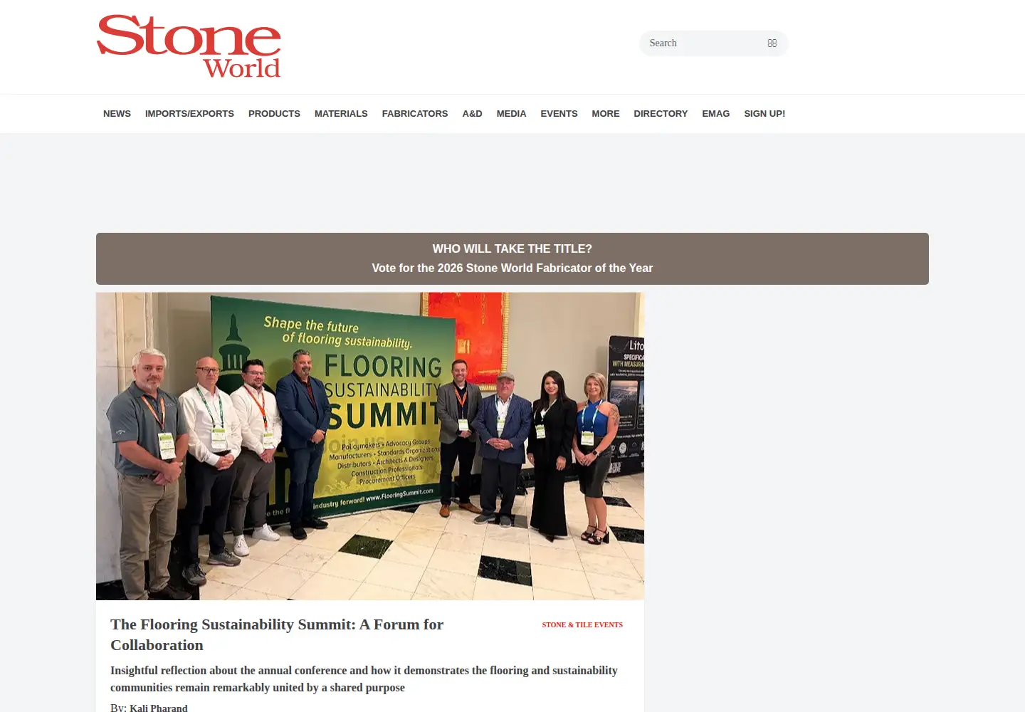 Screenshot of stoneworld.com