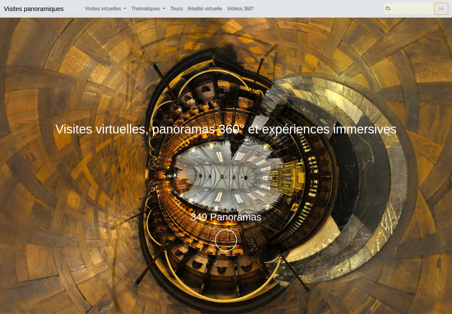 Screenshot of visites-panoramiques.com