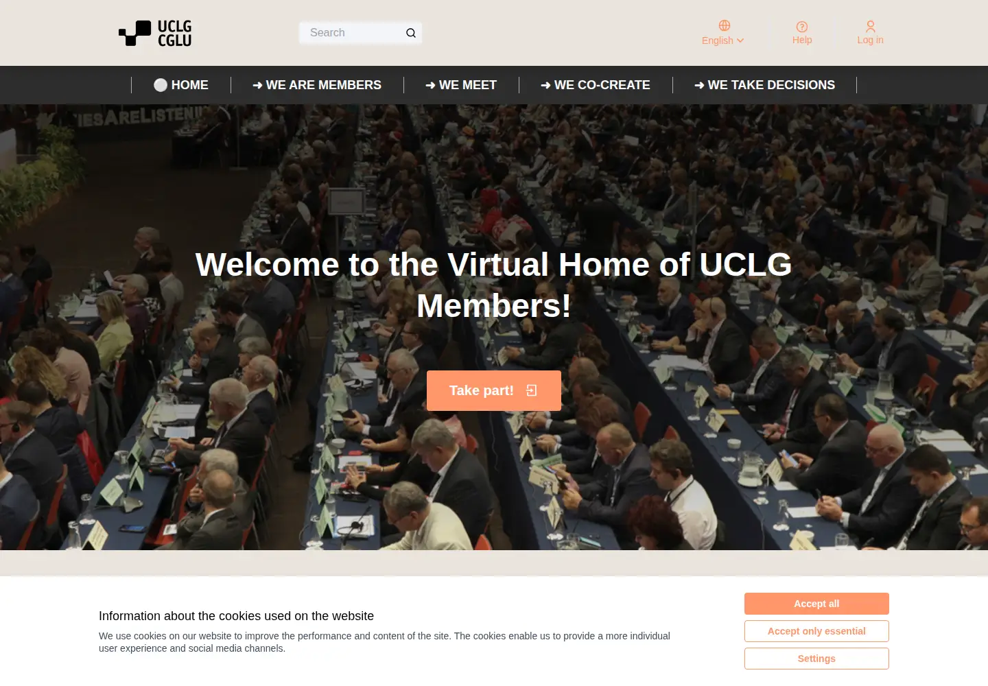 Screenshot of uclgmeets.org
