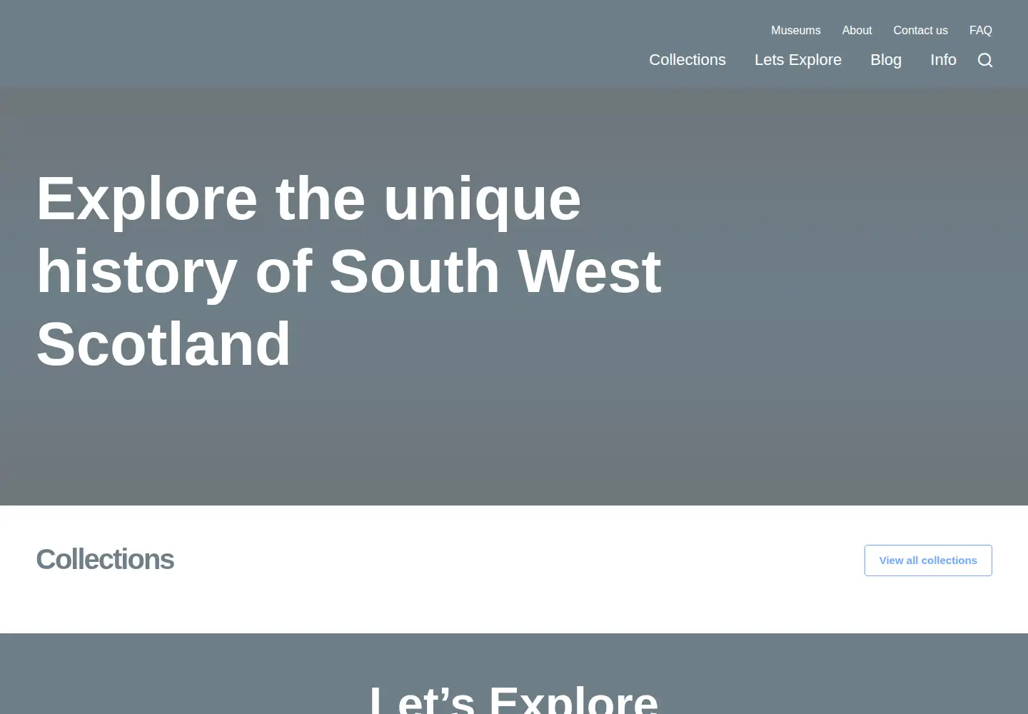 Screenshot of futuremuseum.co.uk