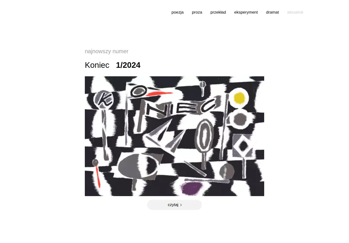 Captured homepage of magazynwizje.pl in the current scan