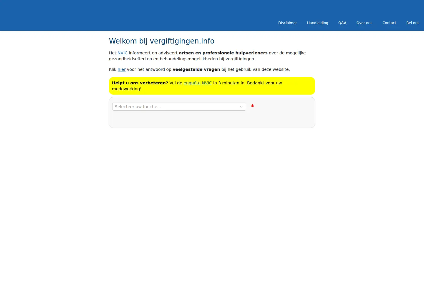 Screenshot of vergiftigingen.info