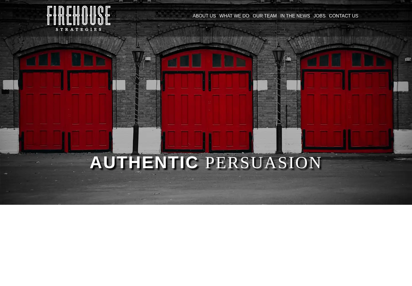 Screenshot of firehousestrategies.com