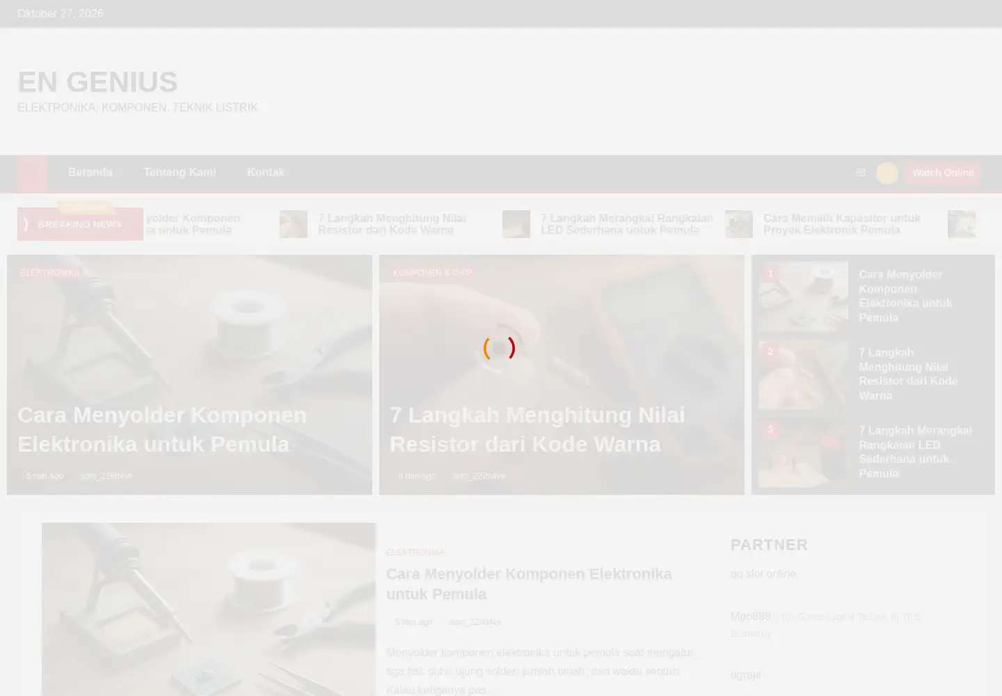 Screenshot of en-genius.net