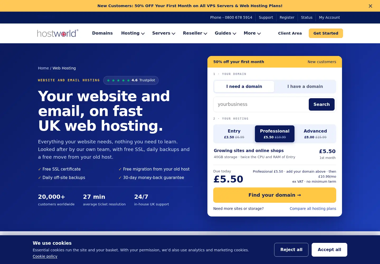 Captured homepage of cali.co.uk in the current scan