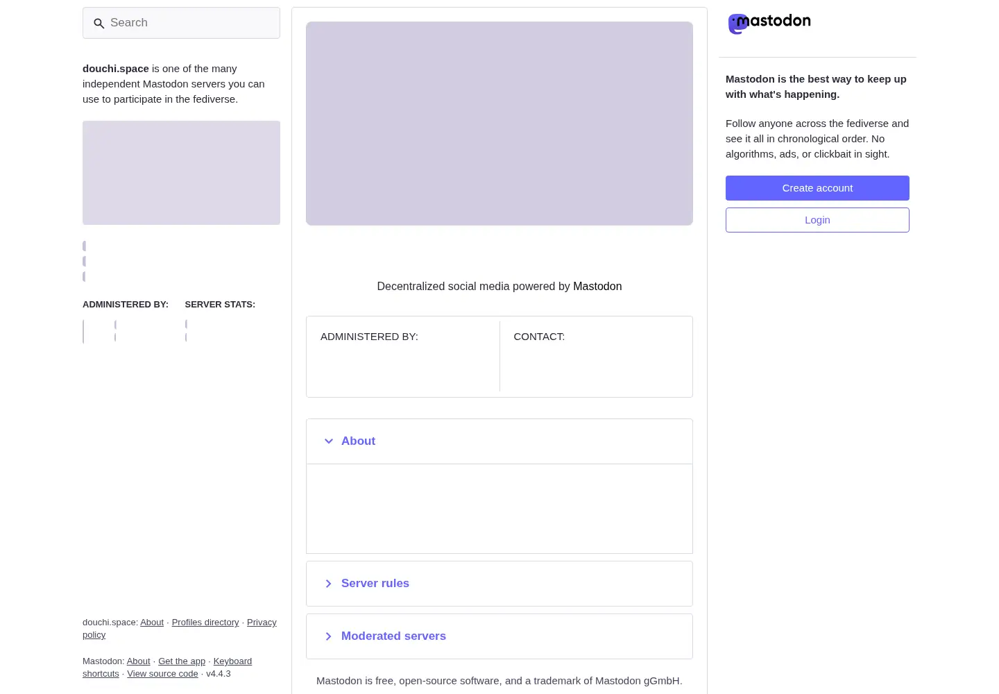Screenshot of douchi.space