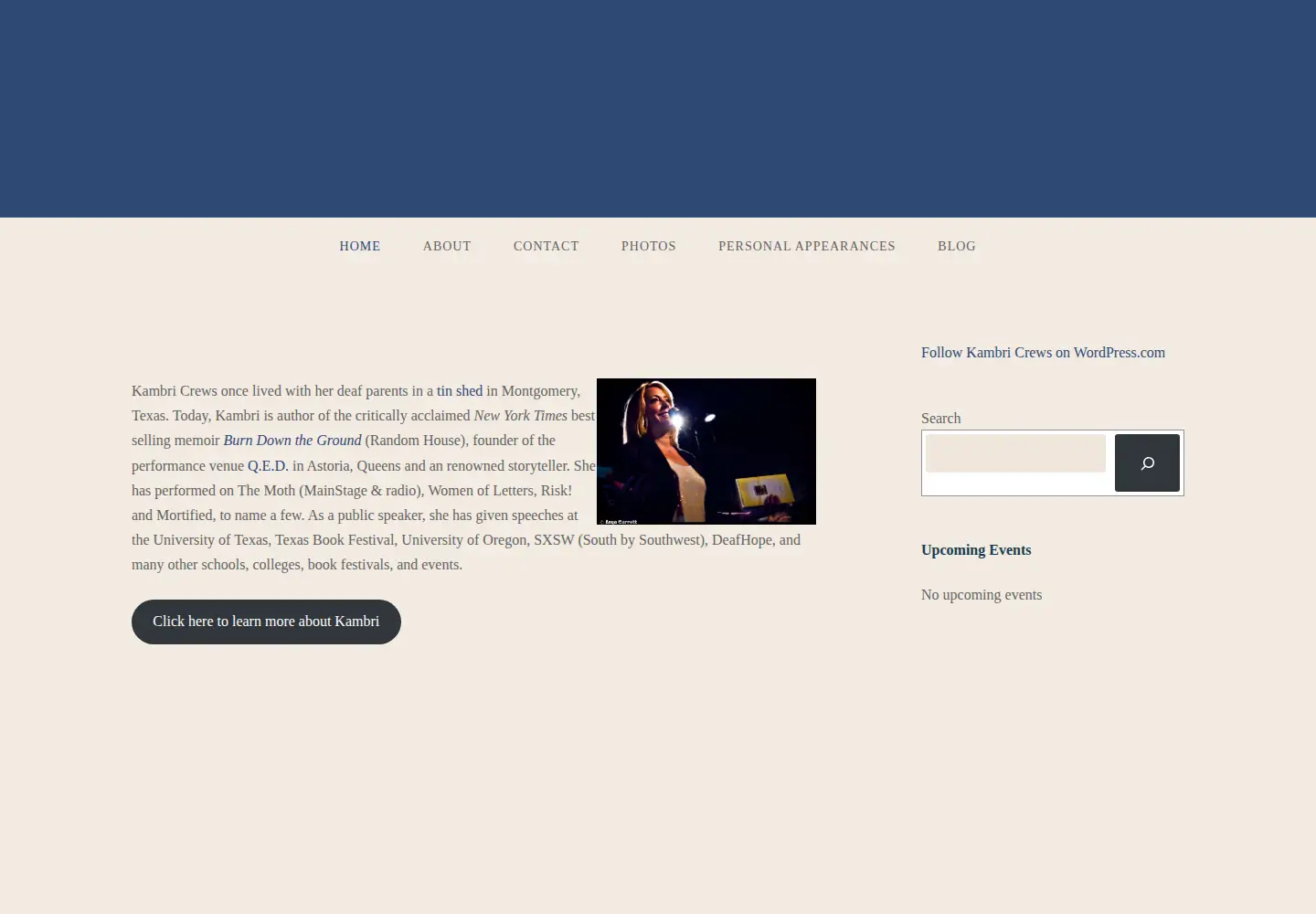 Screenshot of kambricrews.com
