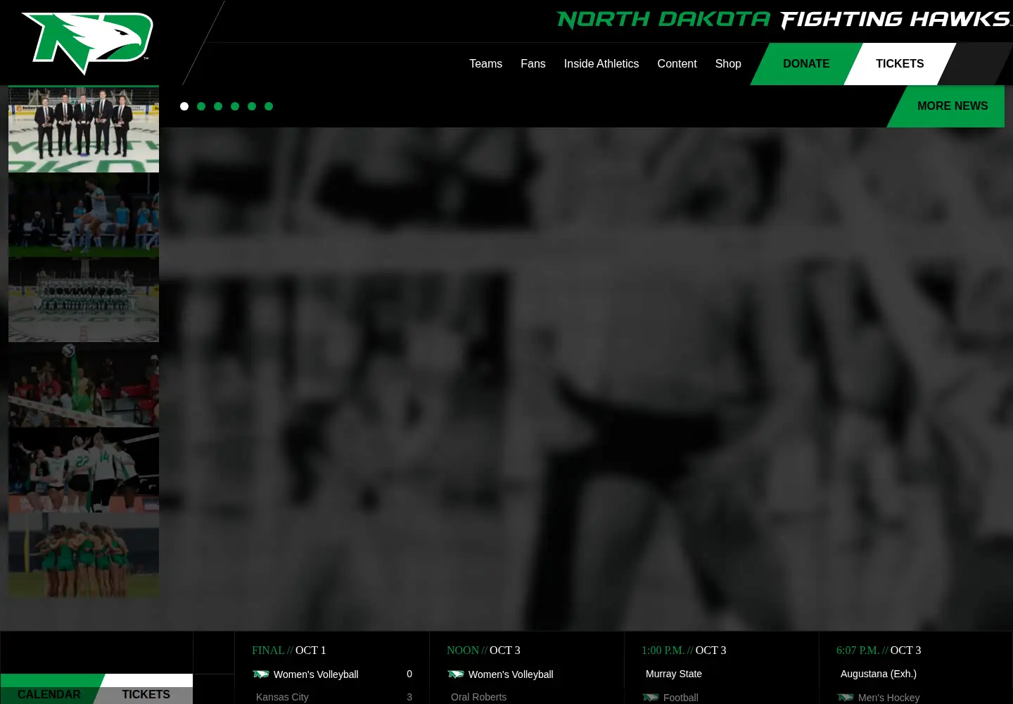 Screenshot of fightinghawks.com