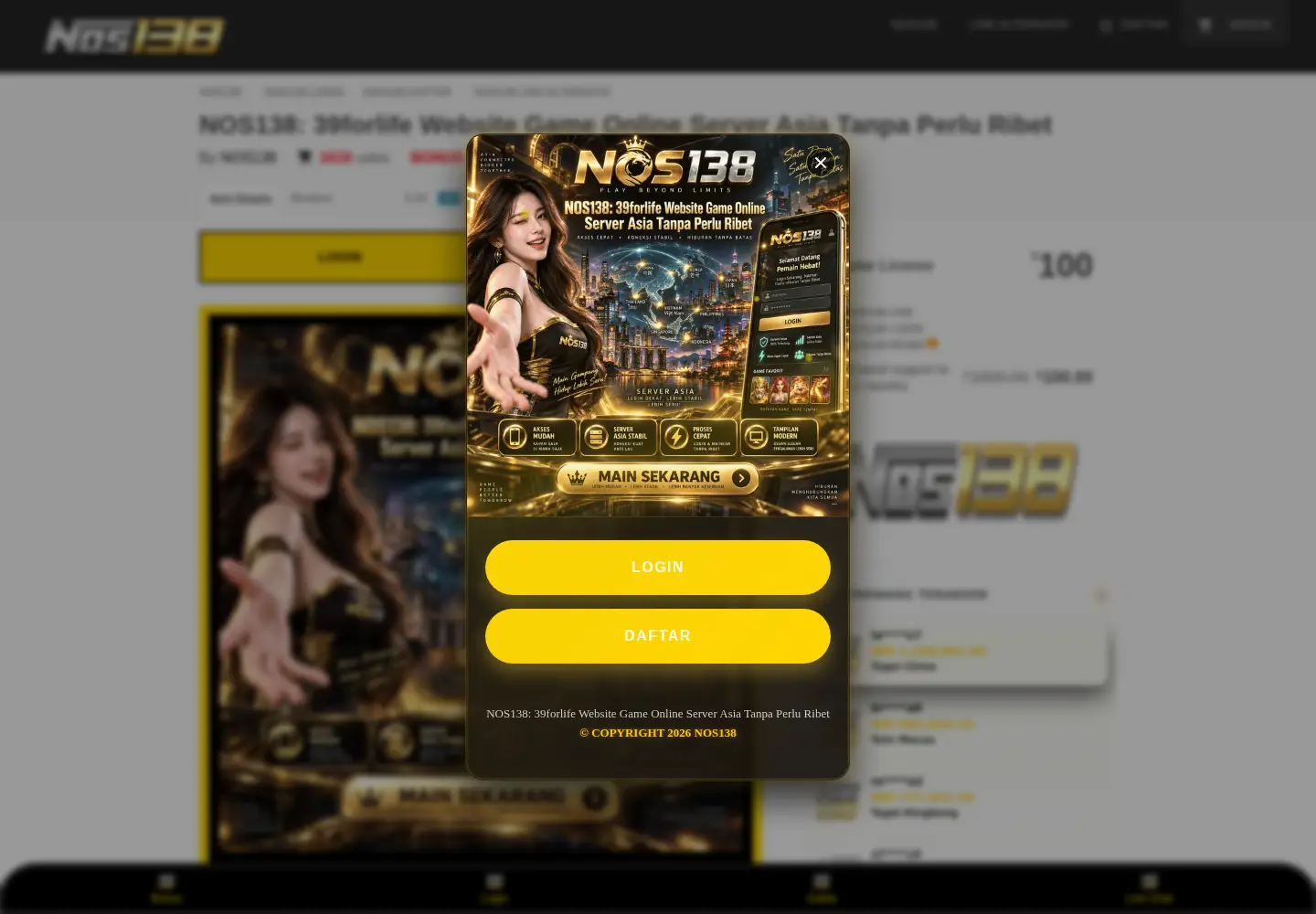 Screenshot of 39forlife.com