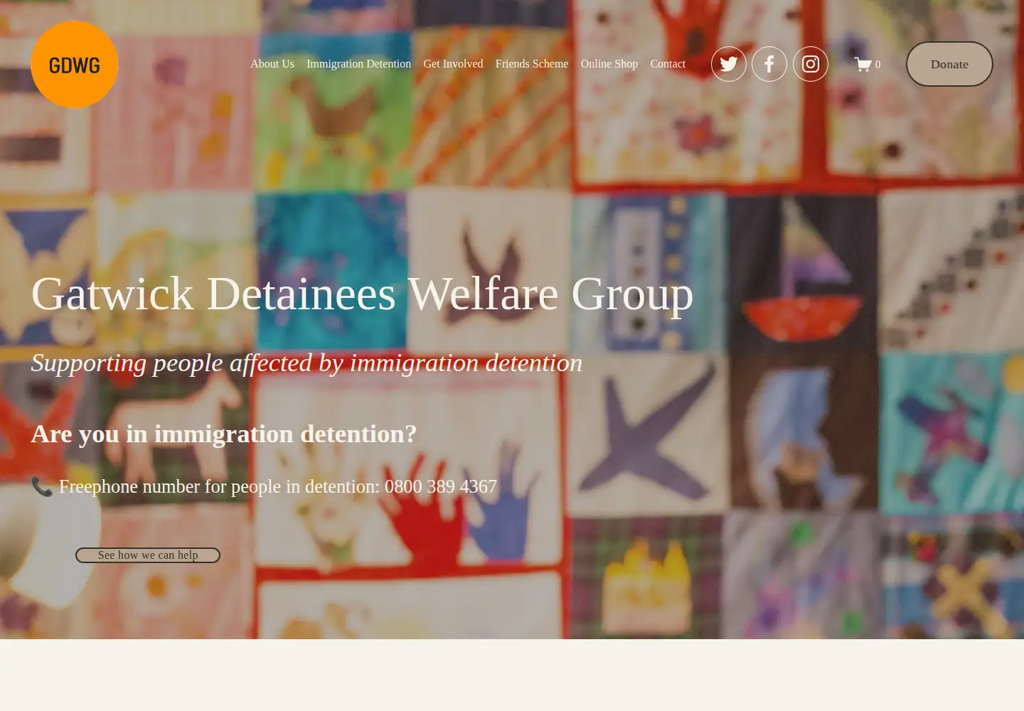 Screenshot of gdwg.org.uk