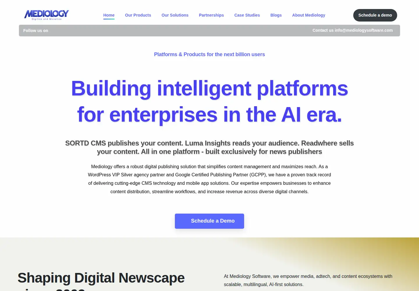 Screenshot of mediologysoftware.com